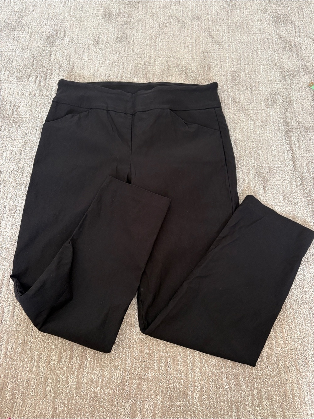 Tribal Black Pull-On Skinny Pants